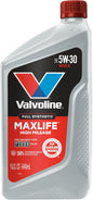 Valvoline MaxLife High Mileage 5W-30 Synthetic Blend Motor Oil 5 Quart