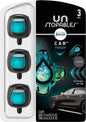 Febreze Car Air Freshener, Odor-Fighting Automotive Vent Clip, Scented Car Accessories, Long Lasting for Strong Odors, Unstopables Fresh Scent, .07 fl oz, 4 Count