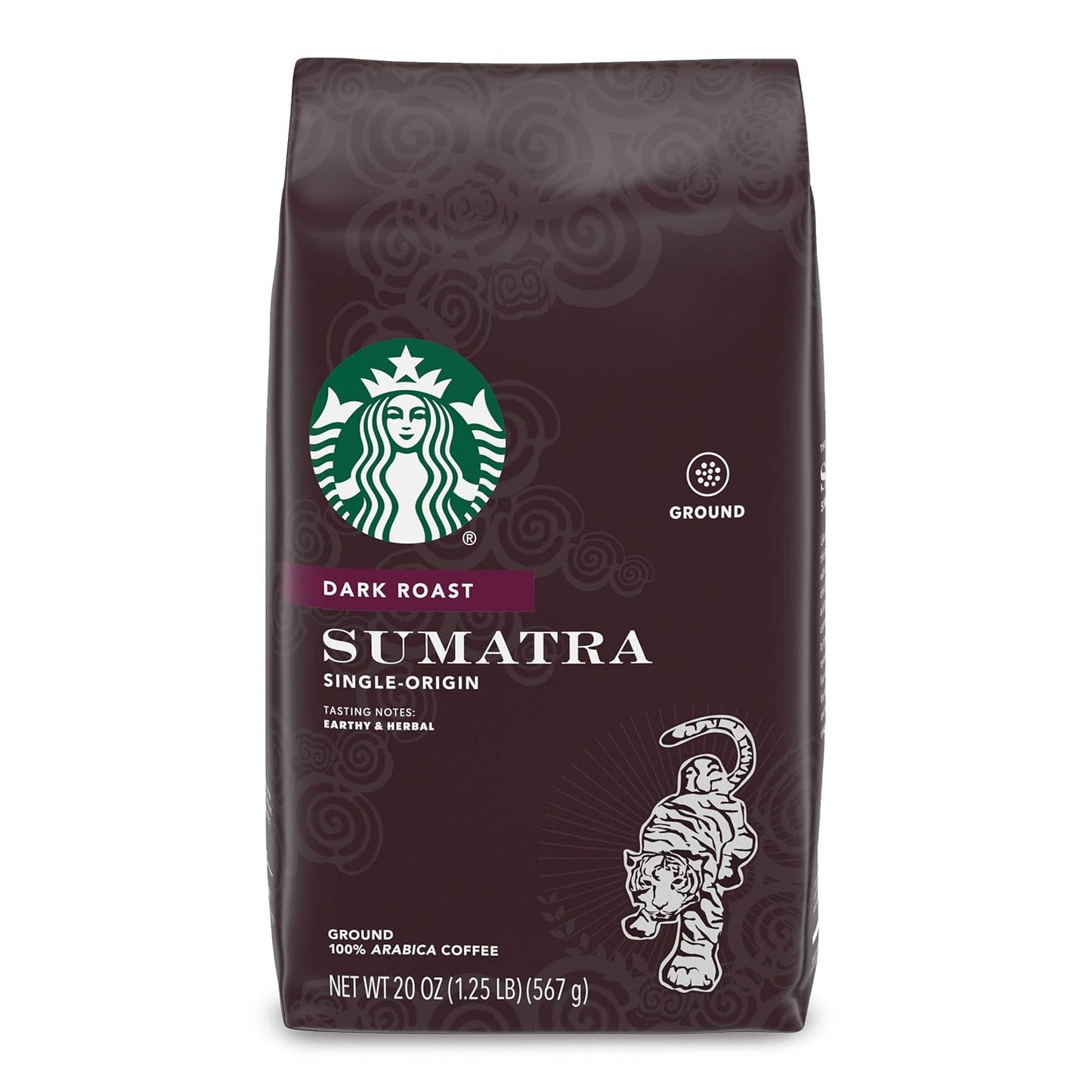 Starbucks Ground Coffee, Dark Roast Coffee, Italian Roast, 100% Arabica, 1 bag (18 oz)