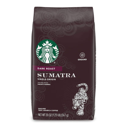 Starbucks Ground Coffee, Dark Roast Coffee, Italian Roast, 100% Arabica, 1 bag (18 oz)