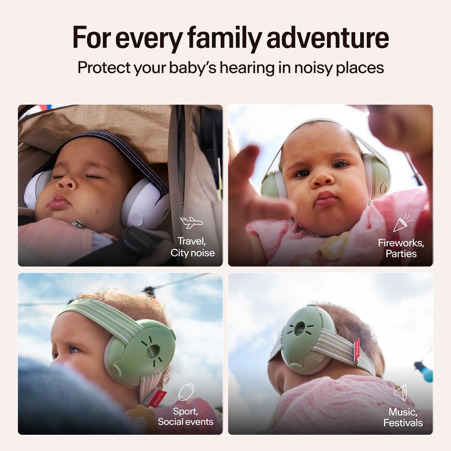 Alpine Muffy Baby Ear Muffs Noise Protection | Toddler Ear Protection