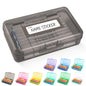 Clear Plastic Hard Pencil box Case with Personalized Sticker for Girl Boy