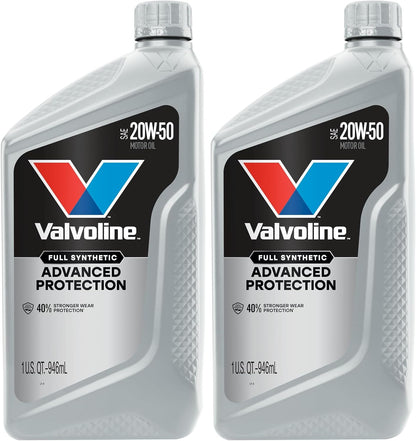 Valvoline Advanced Full Synthetic SAE 0W-20 Motor Oil 5 QT