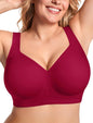Vertvie Jelly Bras for Women No Underwire Minimizer Support