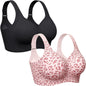 OEAK Womens Wireless Jelly Bras Plus Size Support Push Up Comfortable Bra