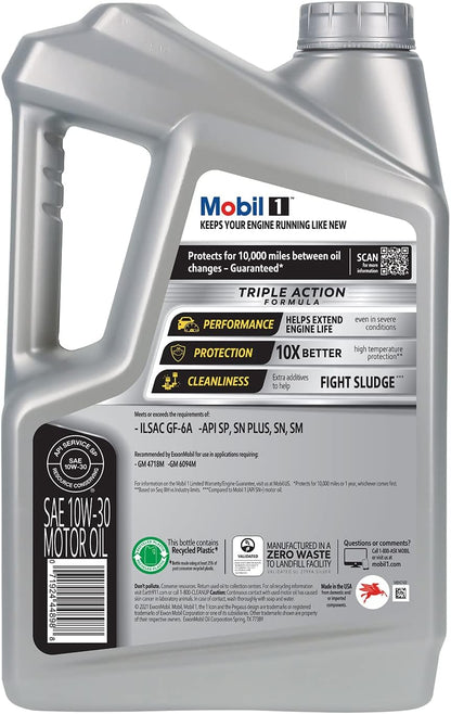 Mobil 1 European Car Formula Full Synthetic Motor Oil 0W-40, 5 Quart