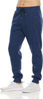 PURE CHAMP Sweatpants for Men 3 Pack Fleece Athletic Workout Joggers Mens Sweatpants with Zipper Pockets Size S-3XL