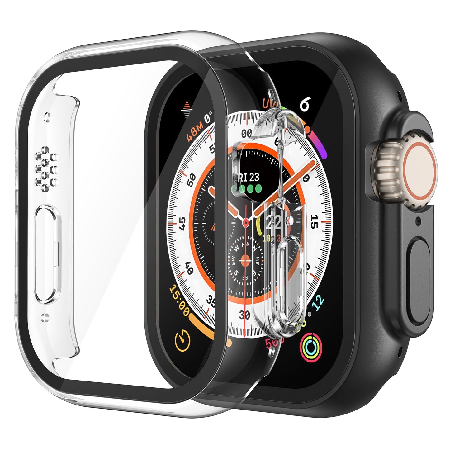 Misxi Case with Screen Protector for 46mm Apple Watch Series 11/10