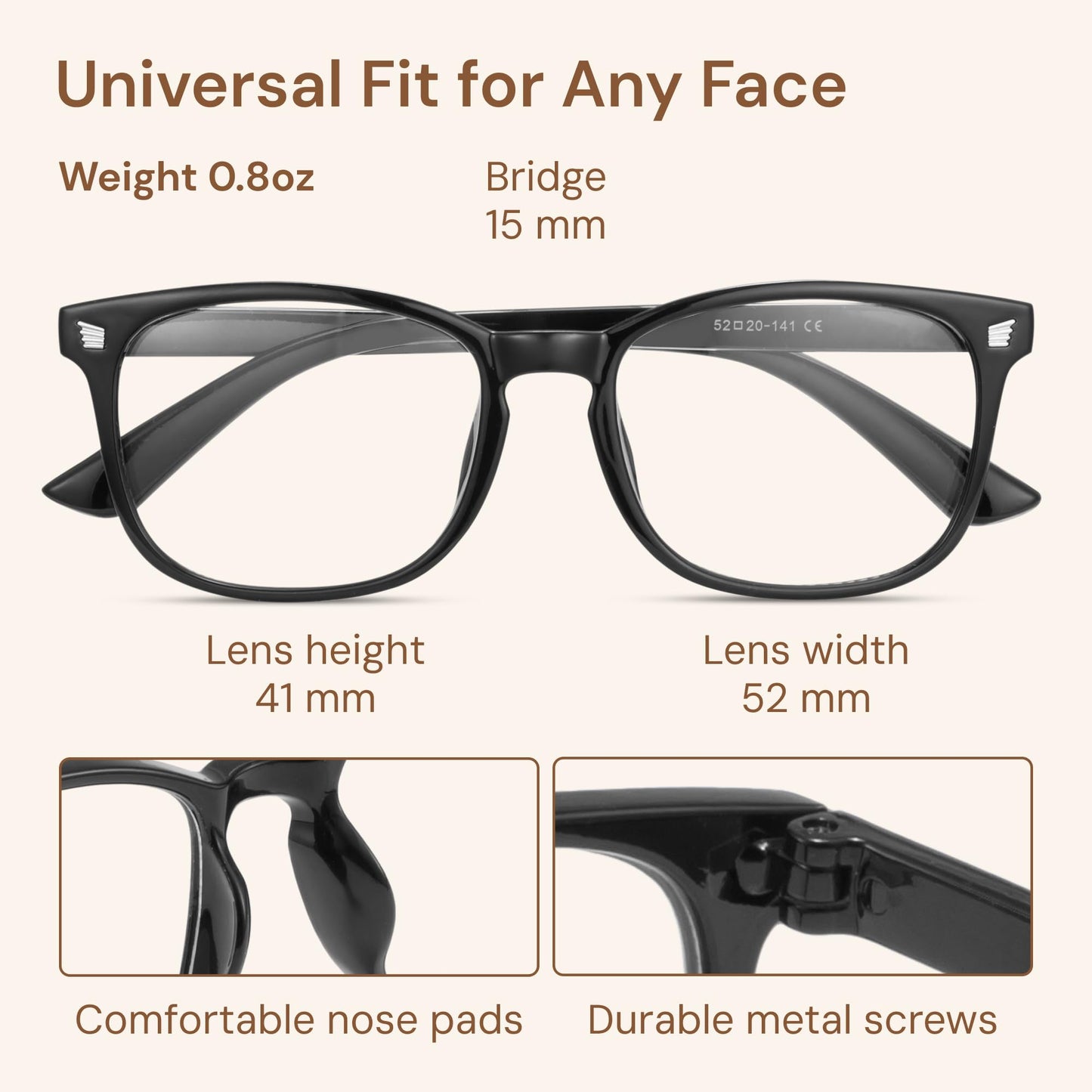 Gaoye Blue Light Glasses for Women - 3 Pack