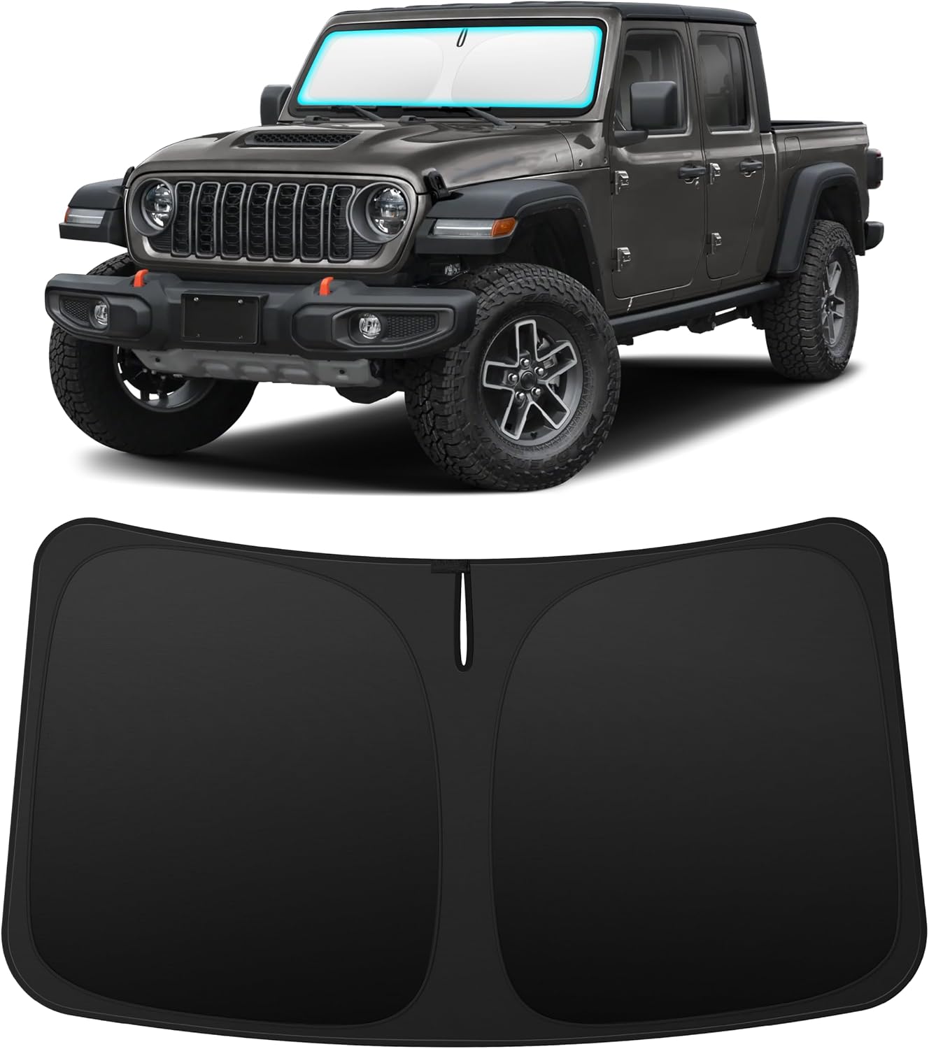 INSAUTO Custom Fit Windshield Sun Shade for Nissan Frontier 2005-2021