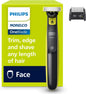 Norelco Philips OneBlade 360 Hybrid Face Trimmer and Shaver, 5 Length Comb