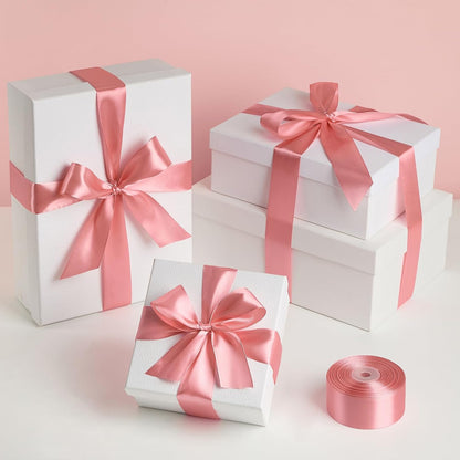 Mauproy Dusty Rose Satin Ribbon, 1-1/2 Inch, 50 Yards