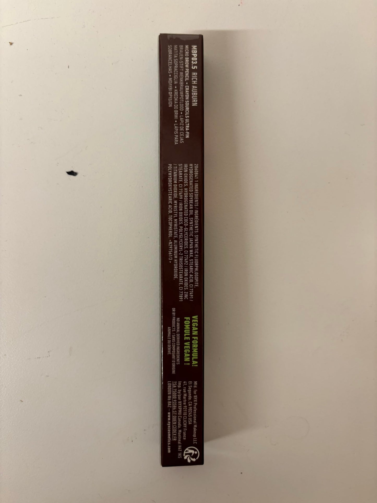NYX PROFESSIONAL MAKEUP Micro Brow Pencil, Precise Eyebrow Pencil - Ash Brown