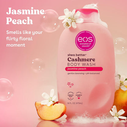 eos Cashmere Body Wash- Vanilla, Creamy Gel with Shea Butter, 16 fl oz