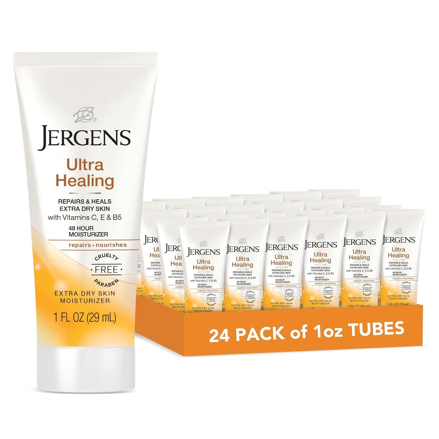 Jergens Ultra Healing Body Lotion, Moisturizer for Dry Skin, 32 fl oz