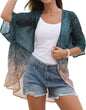 CHICGAL Womens Floral Kimono Cardigan Beach Cover Up Casual Summer Tops