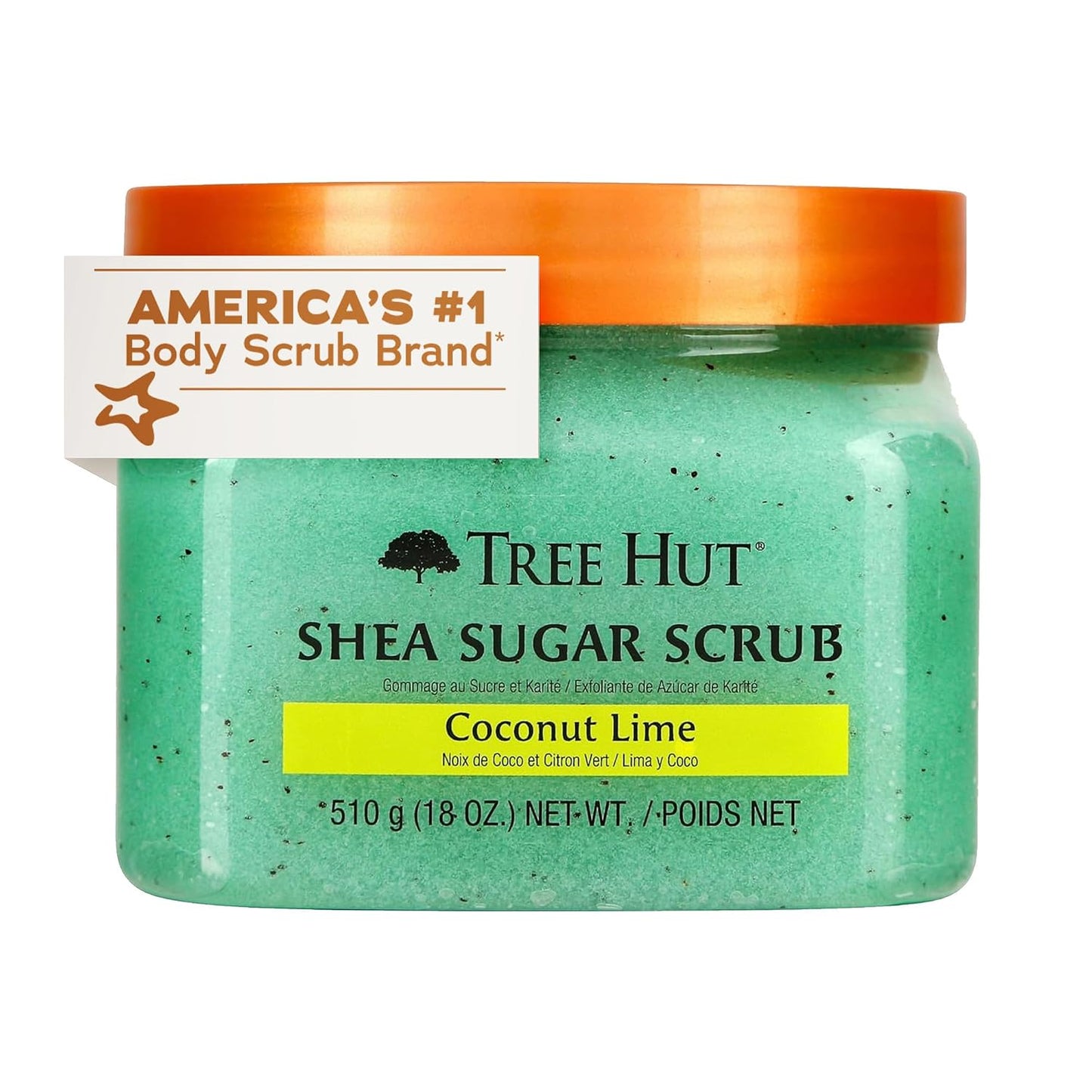 Tree Hut Body Scrub for Women, Pink Hibiscus, 18 Oz