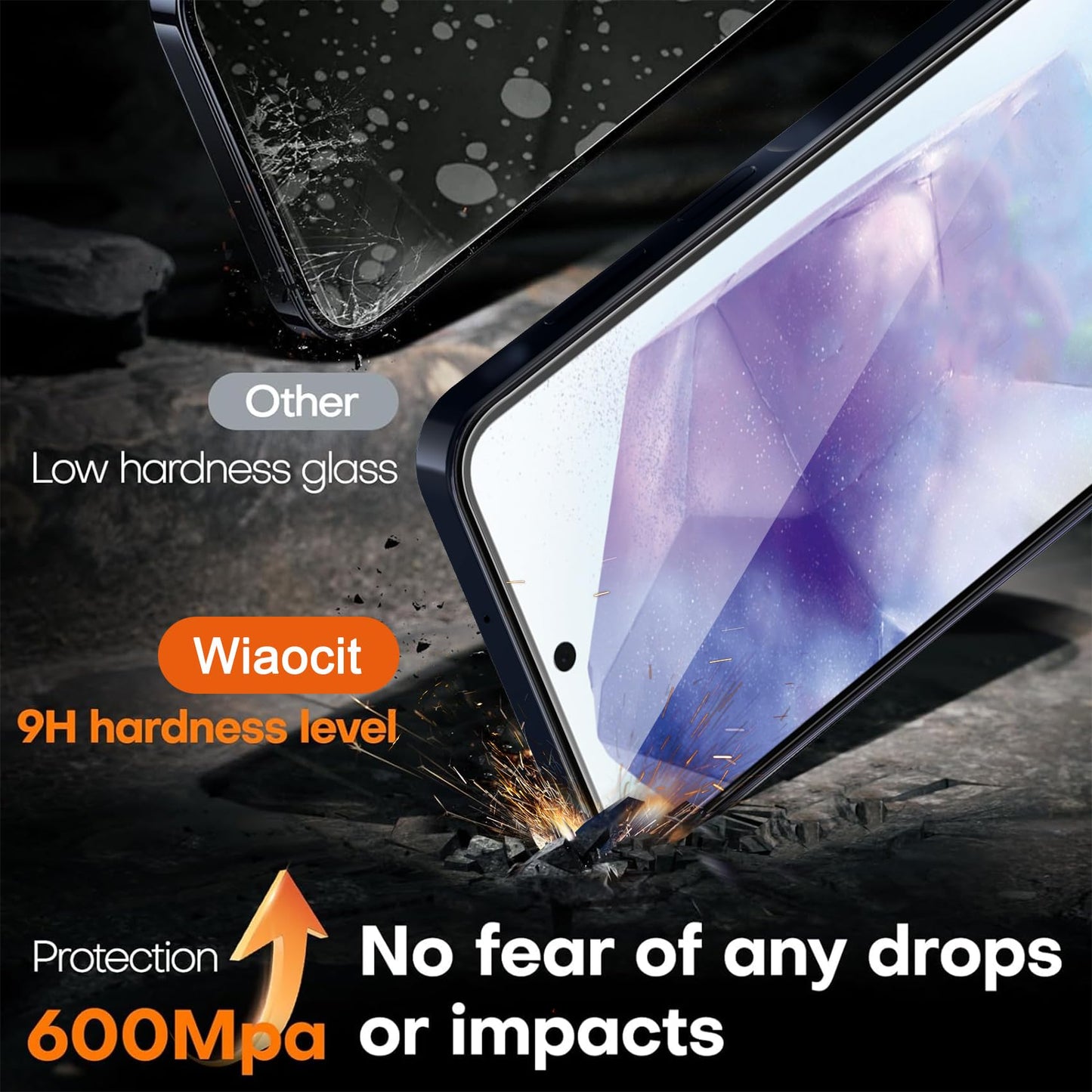 Wiaocit Camera Lens Protector for iPhone 16 Pro/iPhone 16 Pro Max