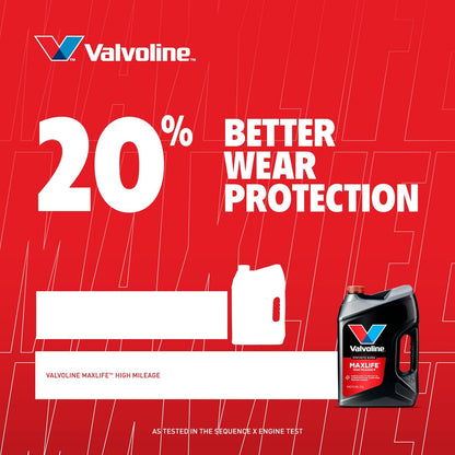 Valvoline MaxLife High Mileage 5W-30 Synthetic Blend Motor Oil 5 Quart