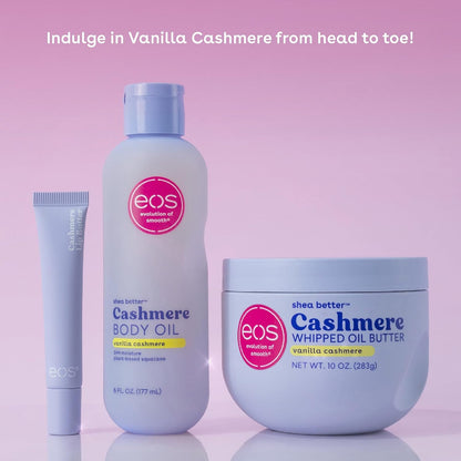 eos Cashmere Body Wash- Vanilla, Creamy Gel with Shea Butter, 16 fl oz