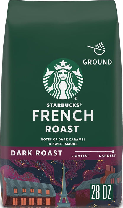 Starbucks Ground Coffee, Dark Roast Coffee, Italian Roast, 100% Arabica, 1 bag (18 oz)
