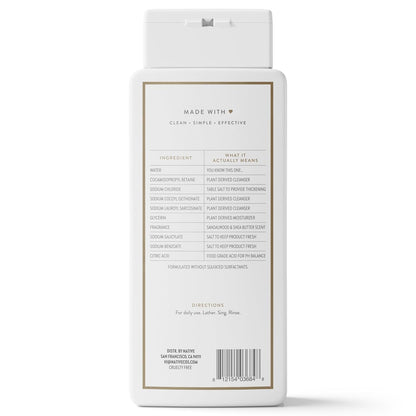Native Clean Body Wash, Gentle & pH-balanced for Sensitive Skin, 24-Hr Freshness for Women & Men, Vegan & Cruelty-Free, Free of Sulfates, Parabens & Phthalates, Cashmere & Rain, 18 fl oz