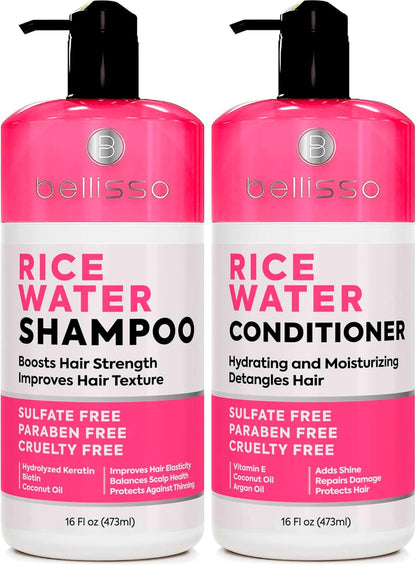Caffeine Shampoo and Conditioner Set - Volumizing Products for Women and Men - Thickening, Volume Boosting Formula for Thinning and Fine Hair - Sulfate Free, No Parabens - Hydrating, Salon Grade