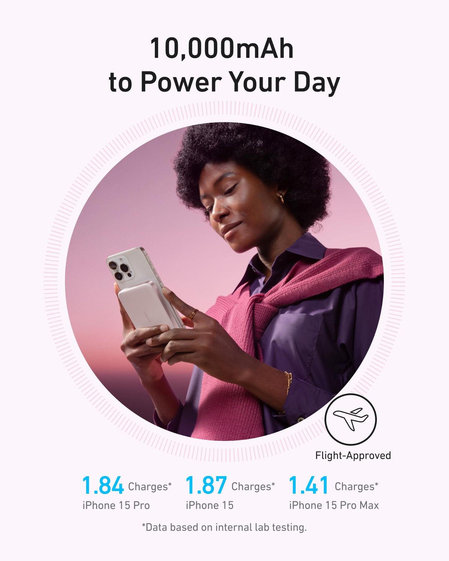 Anker MagGo Power Bank, 10,000mAh Qi2-Certified 15W Portable Charger