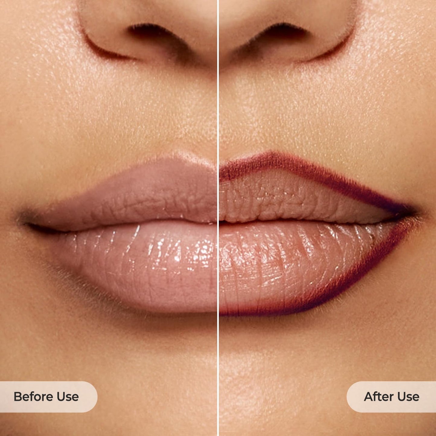 Laka Lip Liner - Smooth & Blendable Soft Matte Lip Contour Pencil for Shaping & Overlining Lips | Waterproof Formula, Oil-Cleanse Off, Long-Lasting Wear | #01 Bare Memory (Warm Beige)