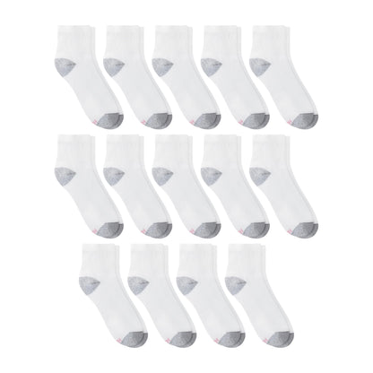 Hanes Women's Crew, Ankle, and No-Show Moisture-Wicking Cushioned Athletic Socks (14 Pack)