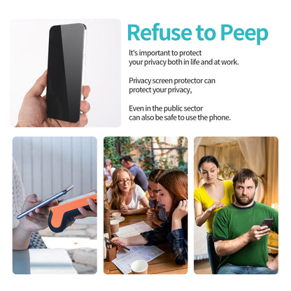 PEHAEL for iPhone 16 Pro Max Privacy Screen Protector+Camera Lens Protector