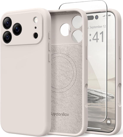 Magnetic for iPhone 17 Case Silicone Matcha