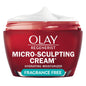 Olay Face Moisturizer, Regenerist Micro-Sculpting Facial Cream for Women - Anti-Aging, Anti-Wrinkle, Firming Skin Care - Triple Collagen Cream, Peptide Moisturizer, Hyaluronic Acid, Niacinamide, 1.7oz