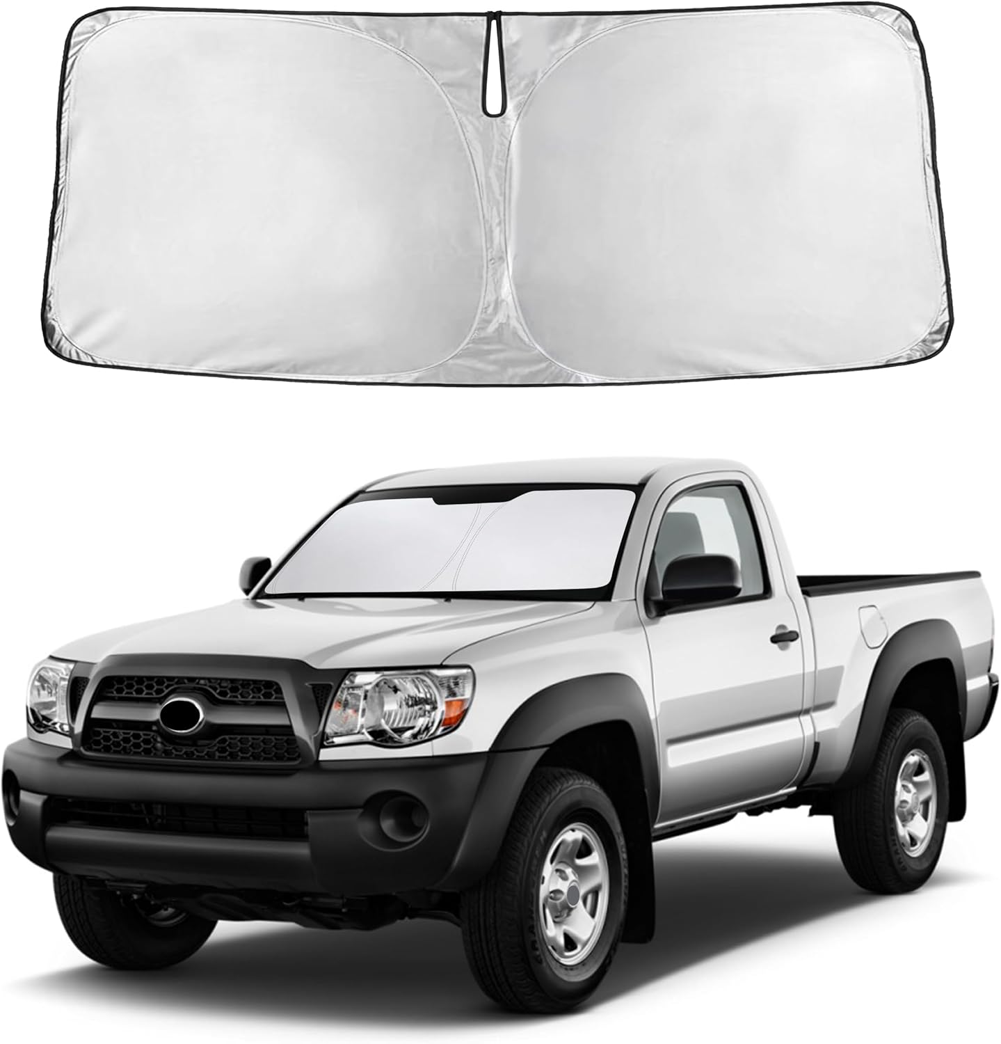 Autovir Windshield Sun Shade, 2017-2026 Tesla Model 3 & Y, 280T Visor Shade