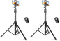 SENSYNE 72" Phone Tripod, Extendable Cell Phone Tripod Stand, Selfie Stick with Wireless Remote and Phone Holder, Compatible with iPhone Android Phone, Camera
