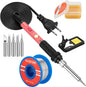 Soldering Iron, 60W 110V Adjustable Temperature Soldering Iron Pen, Portable Welding Tool, Fast Heating, for Electronic Repair, Jewelry, DIY