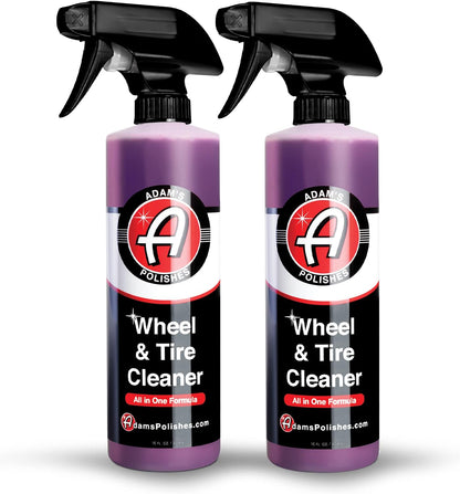 Adam's Polishes Wheel & Tire Cleaner Gallon - Professional All in One Tire & Wheel Car Wash Wheel Well Cleaning Spray for Car Detailing | Safe On Most Rim Finishes