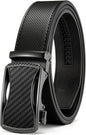 CHAOREN Men's Leather Ratchet Belt - Customizable Fit (35mm)