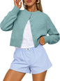 Trendy Queen Cropped Cardigan Sweaters for Women Fall Fashion Clothes 2026