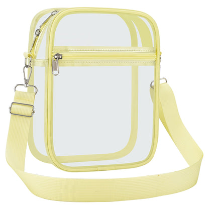 USPECLARE Clear Purse for Stadium Events Transparent Messenger Bag