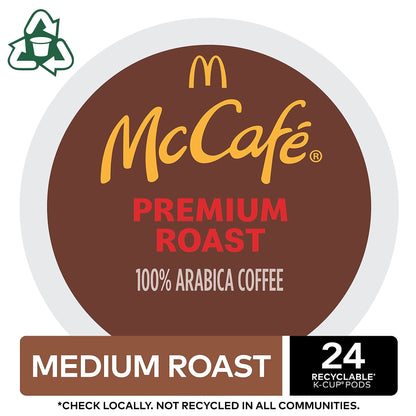 McCafe Premium Roast Coffee, Single Serve Keurig K-Cup Pods, Medium Roast, 84 Count