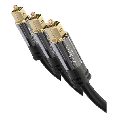 KabelDirekt TOSLINK – Optical Audio Cable – 1.5ft – Soundbar