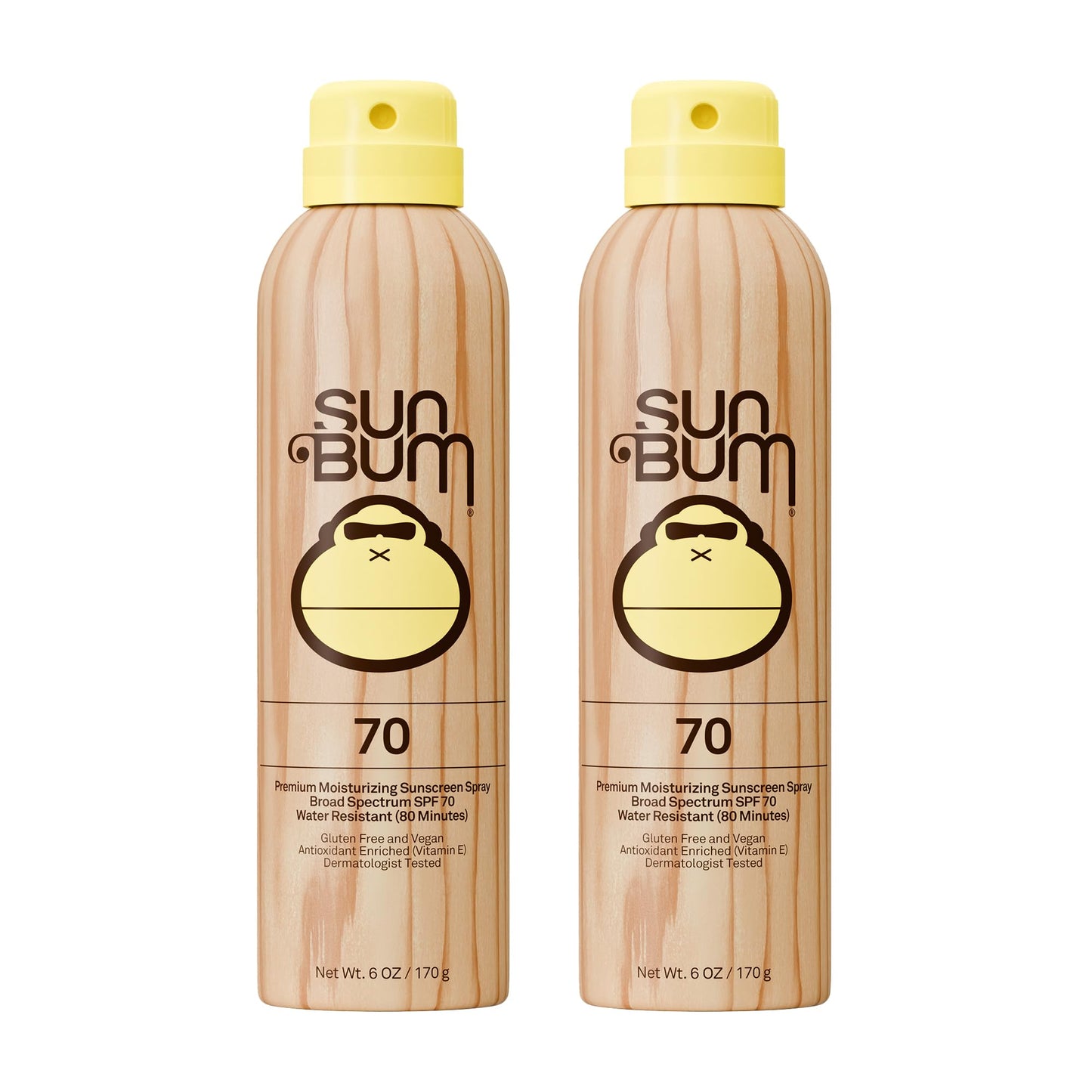 Sun Bum Original SPF 50 Broad Spectrum Sunscreen Body Spray - 6 oz (2-Pack)