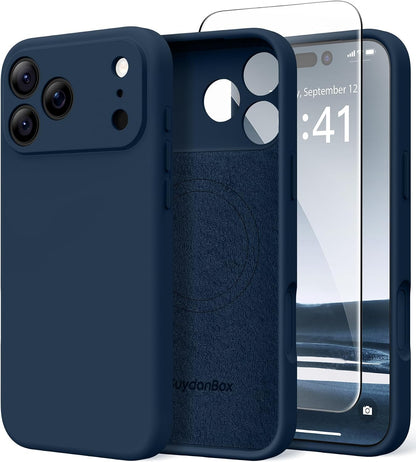 Magnetic for iPhone 17 Case Silicone Matcha