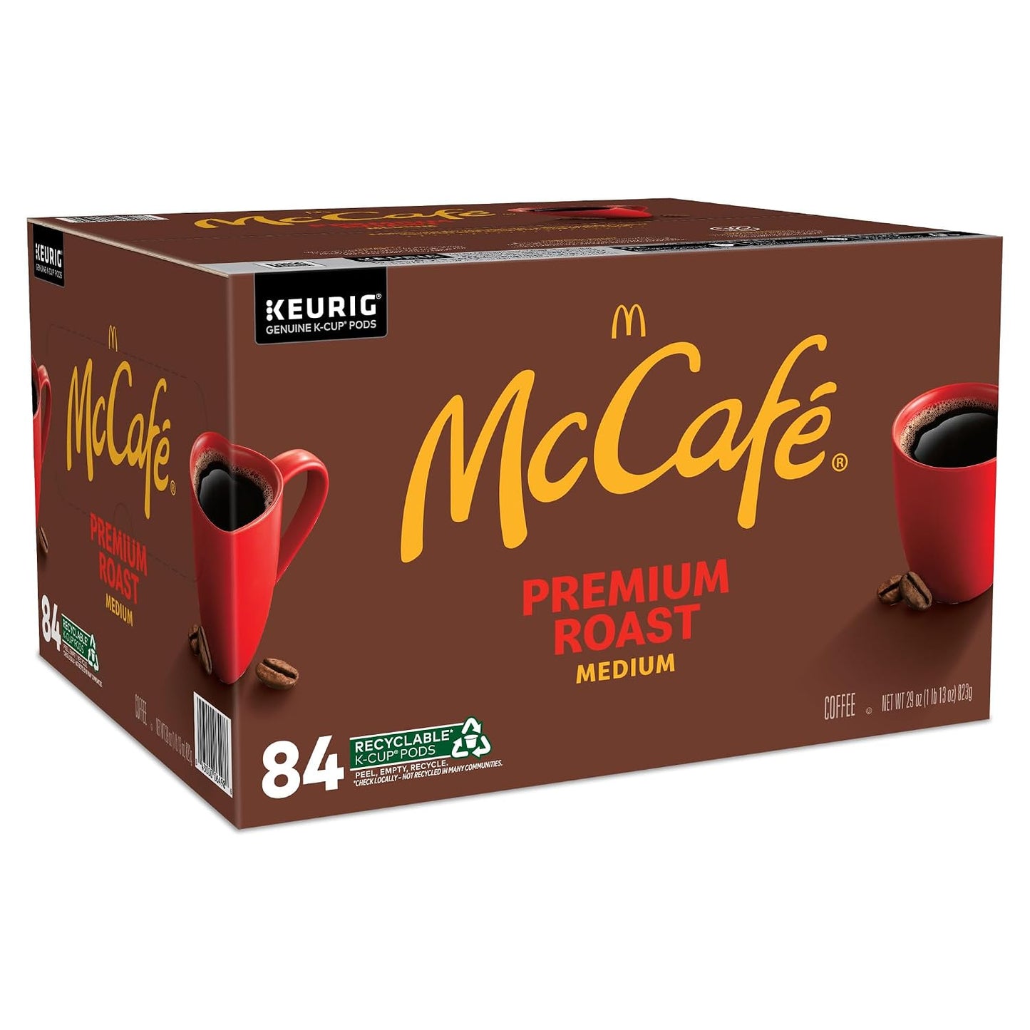 McCafe Premium Roast Coffee, Single Serve Keurig K-Cup Pods, Medium Roast, 84 Count