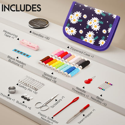 Coquimbo Sewing Kit for Adults, Christmas Stocking Stuffers for Teen Girls