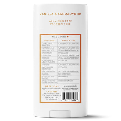 Native Aluminum Free Deodorant, Ocean & Timber, Large Size Stick, 72 Hour Odor Control, for Women & Men, Contains Naturally Derived Ingredients, 3.1 oz