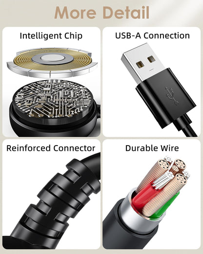 3.3FT for Samsung Galaxy Watch Charger Compatible with 8/8 Classic