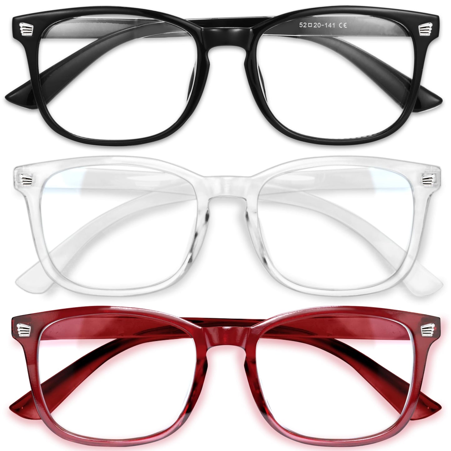 Gaoye Blue Light Glasses for Women - 3 Pack