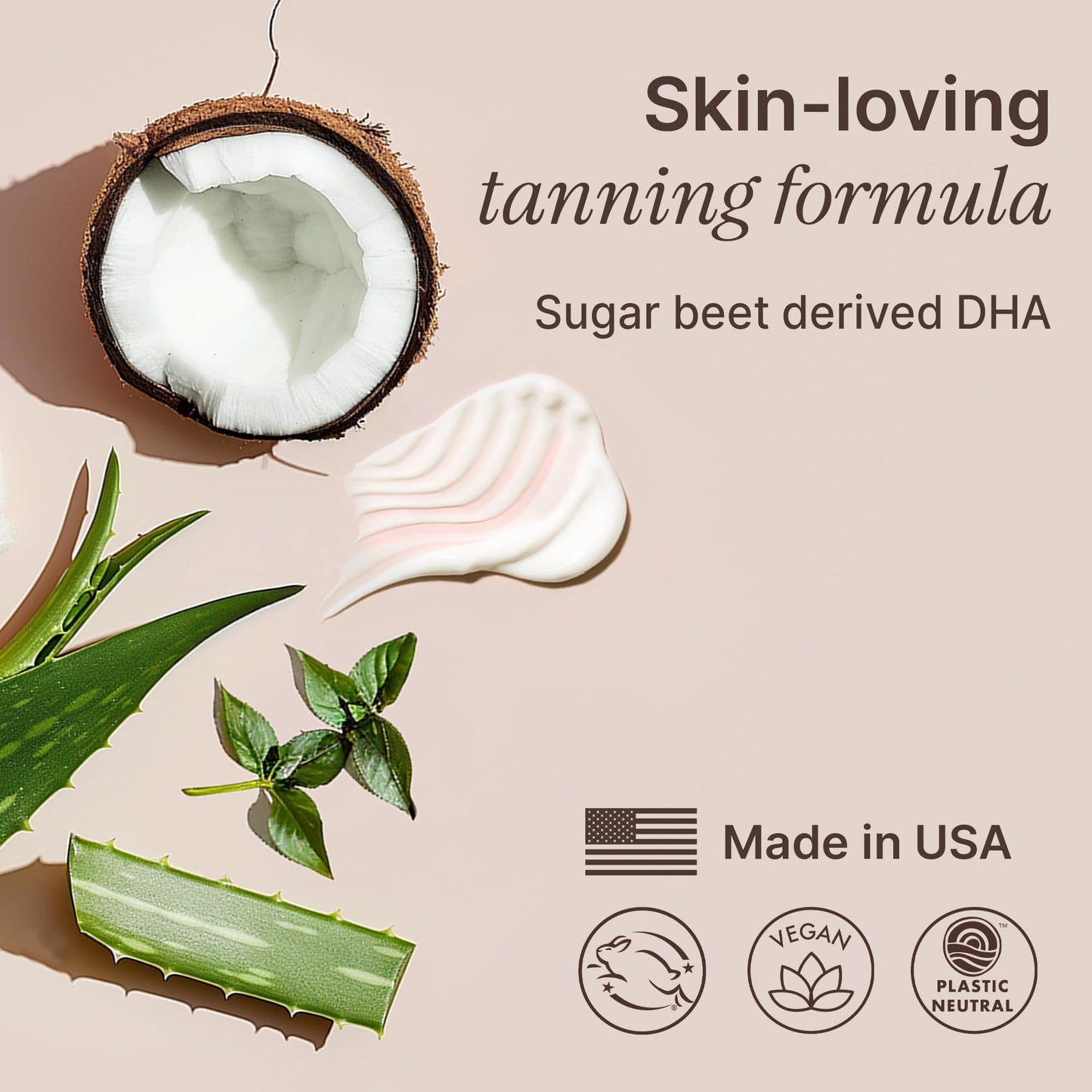 Beauty by Earth Self Tanner - USA Made with Natural & Organic Ingredients